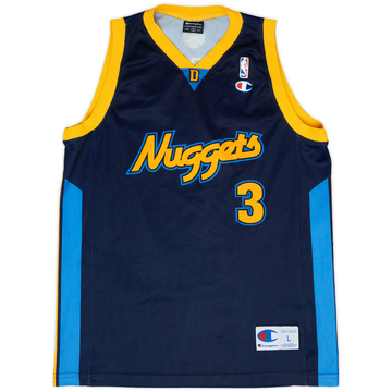 2006-08 Denver Nuggets Iverson #3 Maillot Champion alternatif - 9/10 - (L)