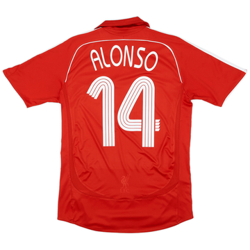 2006-08 Liverpool Maillot domicile Alonso #14 - 5/10 - (S)