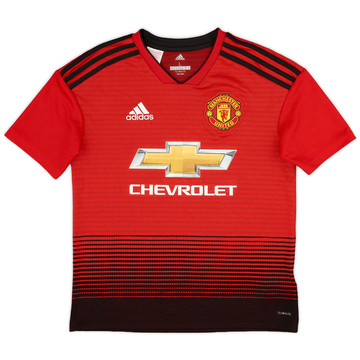 2018-19 Manchester United Maillot domicile - 5/10 - (L.Boys)