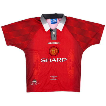 1996-98 Manchester United Maillot domicile - 5/10 - (L.Boys)