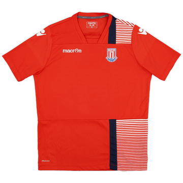 2017-18 Stoke City Macron Maillot d'entraînement - 9/10 - (XL.Boys)