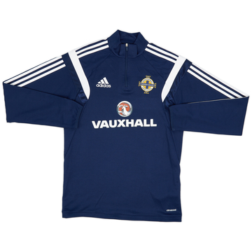 2015-16 Northern Ireland adidas Haut 1/4 zip - 9/10 - (S)