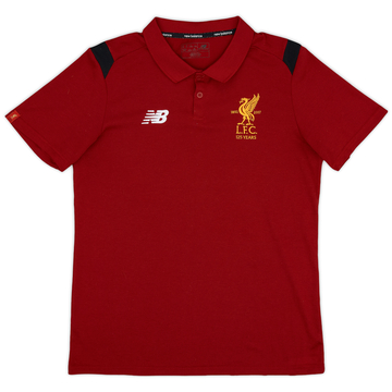 2017-18 Liverpool New Balance Polo - 9/10 - (M)