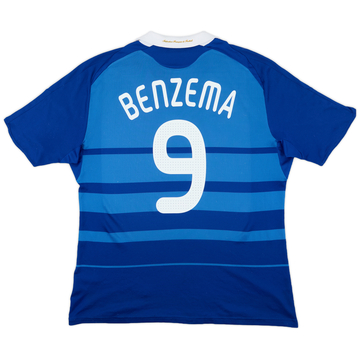 2008-09 France Maillot Domicile Benzema #9 - 5/10 - (XL)