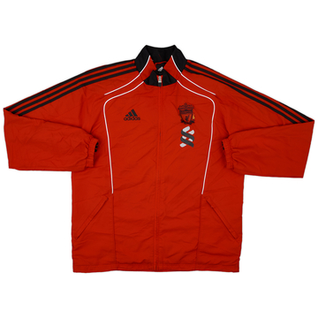 2010-11 Liverpool adidas Veste de survêtement - 6/10 - (L/XL)