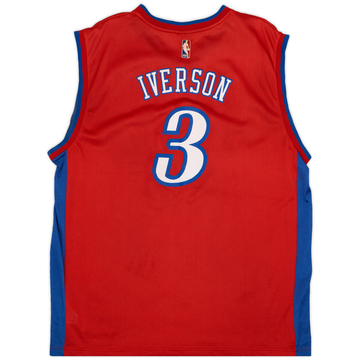 2002-06 Philadelphia 76ers Iverson #3 Maillot alternatif Reebok - 8/10 - (XXL)