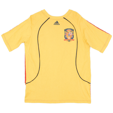 2007-09 Spain adidas T-shirt en coton - 9/10 - (L)