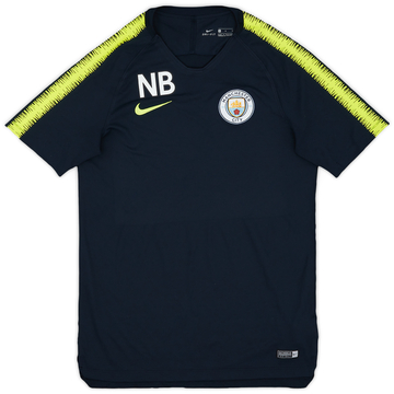2018-19 Manchester City Modèle Staff Nike Maillot d'entraînement 'NB' - 9/10 - (M)