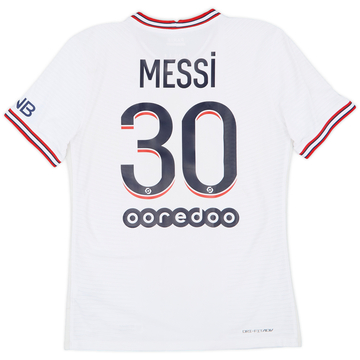 2021-22 Paris Saint-Germain Quatrième maillot authentique Messi #30 - 6/10 - (M)