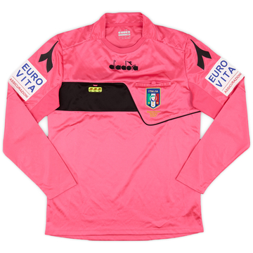2017-18 Italy Diadora Maillot Arbitre L/S - 8/10 - (M)