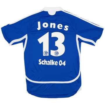 2007-08 Schalke Maillot domicile Jones #13 - 5/10 - (S)
