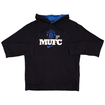 2010-11 Manchester United Nike Sweat-shirt à capuche - 7/10 - (XL)