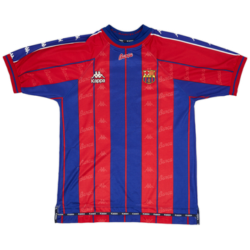 1997-98 Barcelona Maillot Domicile - 9/10 - (XL)