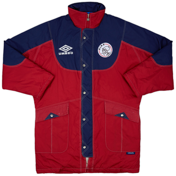 1995-96 Ajax Umbro Manteau de banc rembourré - 9/10 - (L)
