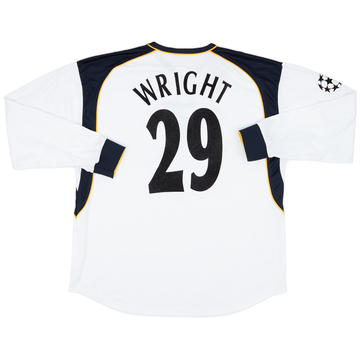 2001-02 Liverpool Maillot de match extérieur Champions League Wright #29