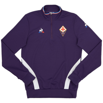 2018-19 Fiorentina Le Coq Sportif Sweat 1/4 Zip - 9/10 - (XS)