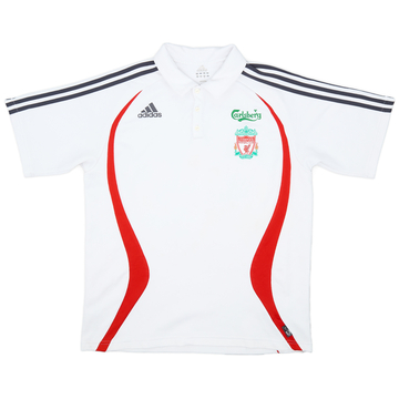 2006-07 Liverpool adidas Polo - 8/10 - (L)
