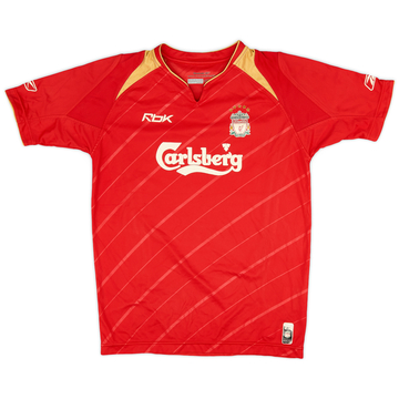 2005-06 Liverpool CL Maillot domicile - 5/10 - Garçons L