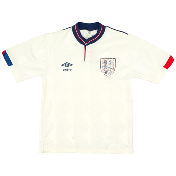 1987-90 Maillot domicile Angleterre - 6/10 - Garçons M
