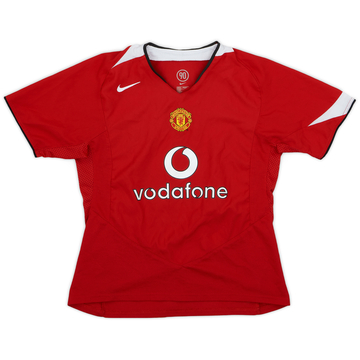 2004-06 Manchester United Maillot Domicile - 8/10 - (M.Boys)