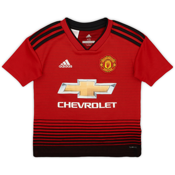 Maillot domicile Manchester United 2018-19 - 8/10 - (7-8 ans)