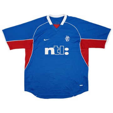 2001-02 Rangers Maillot domicile - 7/10 - (XL)