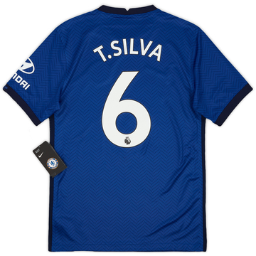 2020-21 Chelsea Maillot Domicile T.Silva #6 (S)