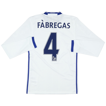 2016-17 Chelsea Maillot troisième de match ML Fabregas #4 (S/M)