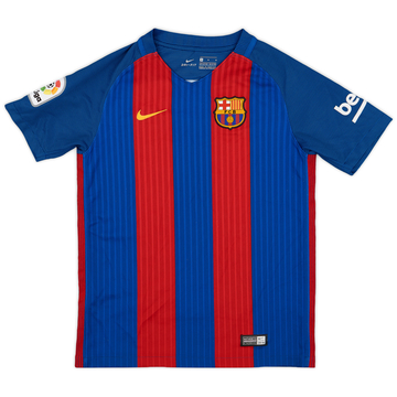 2016-17 Barcelona Maillot Domicile - 8/10 - (Garçon M)