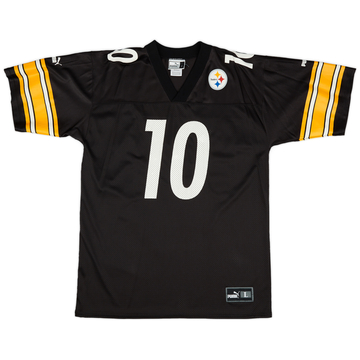1997-00 Pittsburgh Steelers Stewart #10 Puma Maillot domicile (Excellent) L