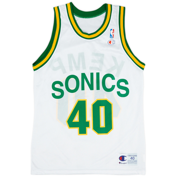 1991-95 Seattle SuperSonics Maillot domicile Champion Kemp #40 (neuf) M