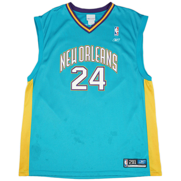 2002-05 New Orleans Hornets Mashburn #24 Maillot extérieur Reebok (Très bon état) XXL