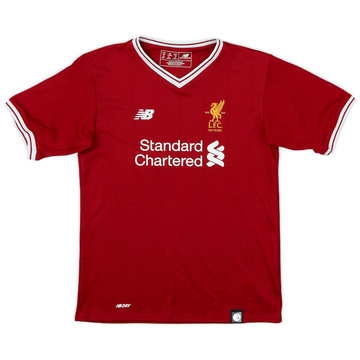 2017-18 Liverpool 125 ans Maillot domicile - 9/10 - (XS.Boys)