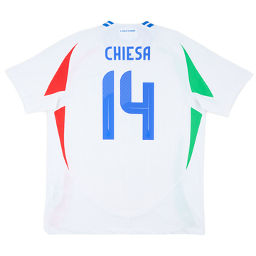 2024-25 Italy Maillot Extérieur Authentique Chiesa #14