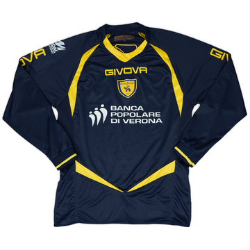 2009-10 Chievo Verona Givova Maillot d'entraînement manches longues - état 8/10 - (L)