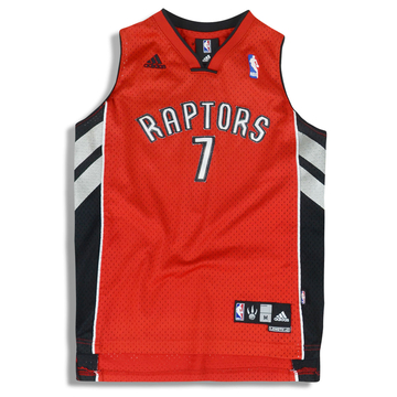 2006-10 Toronto Raptors Bargnani #7 adidas Maillot Swingman Extérieur Y