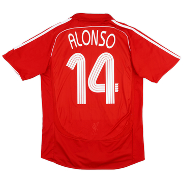 2006-08 Liverpool Maillot domicile Alonso #14 - 5/10 - (S)
