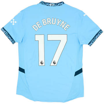 2024-25 Manchester City Maillot domicile version joueur De Bruyne #17