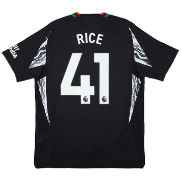 2024-25 Arsenal Maillot authentique extérieur Rice #41