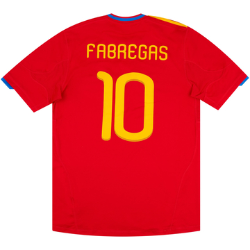 2009-10 Spain Maillot domicile Fabregas #10 - 6/10 - (S)