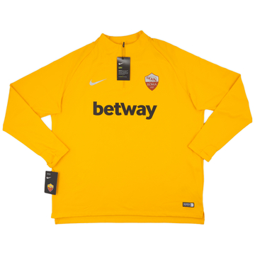 2018-19 Roma Nike 1/4 Zip Haut d'entraînement (XXL)