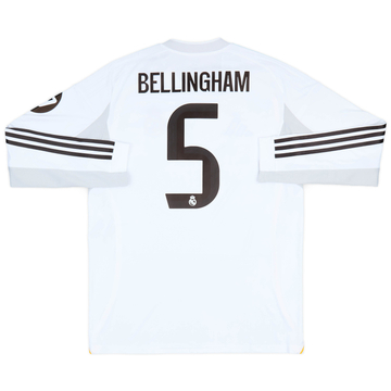 2025-26 Real Madrid Maillot Domicile ML Bellingham #5