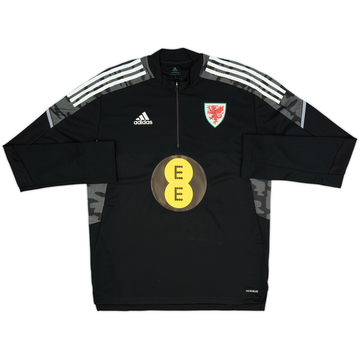 2021-22 Wales adidas Haut d'entraînement 1/4 Zip (L)