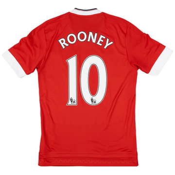 2015-16 Manchester United Maillot domicile Rooney #10 - 9/10 - (XS)