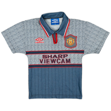1995-96 Manchester United Maillot extérieur - 8/10 - (S.Boys)