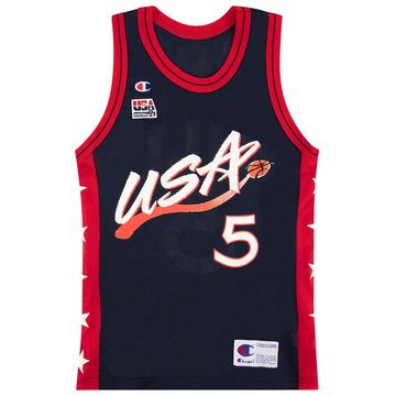 1996-99 USA Hill #5 Champion Maillot (Extérieur) M