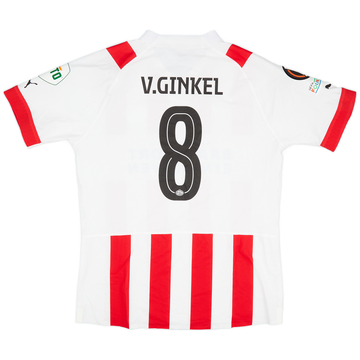 2022-23 PSV Maillot domicile Europa League Match Issue V. Ginkel #8