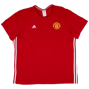 2016-17 Manchester United adidas T-shirt en coton - 9/10 - (XL)