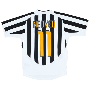 2003-04 Juventus Maillot Domicile Nedved #11 - 8/10 - (S)
