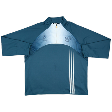 2003-04 Ajax adidas CL 1/4 Zip Haut d'entraînement - 8/10 - (L/XL)